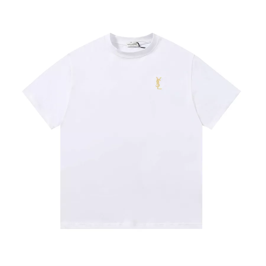 Yves Saint Laurent YSL T-shirts Short Sleeved For Unisex EasyMatch 3079