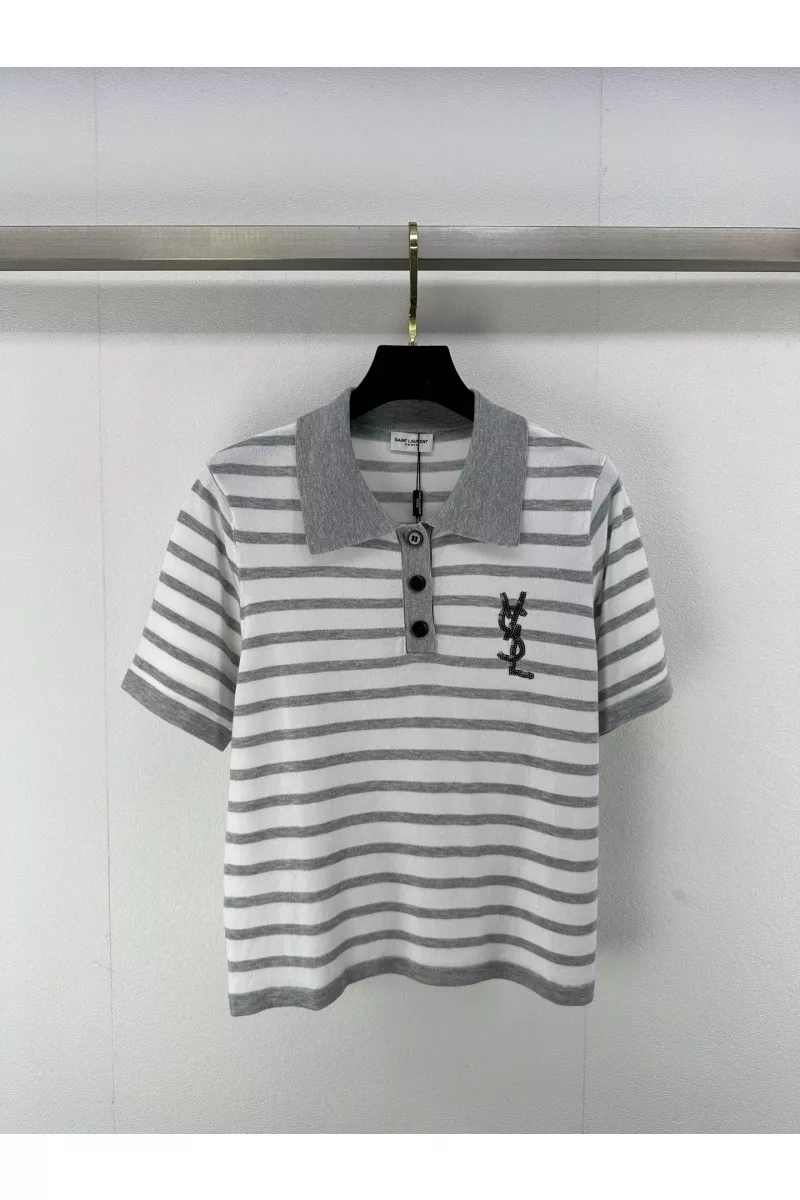 Yves Saint Laurent YSL T-shirts Short Sleeved For Women Modern 3852