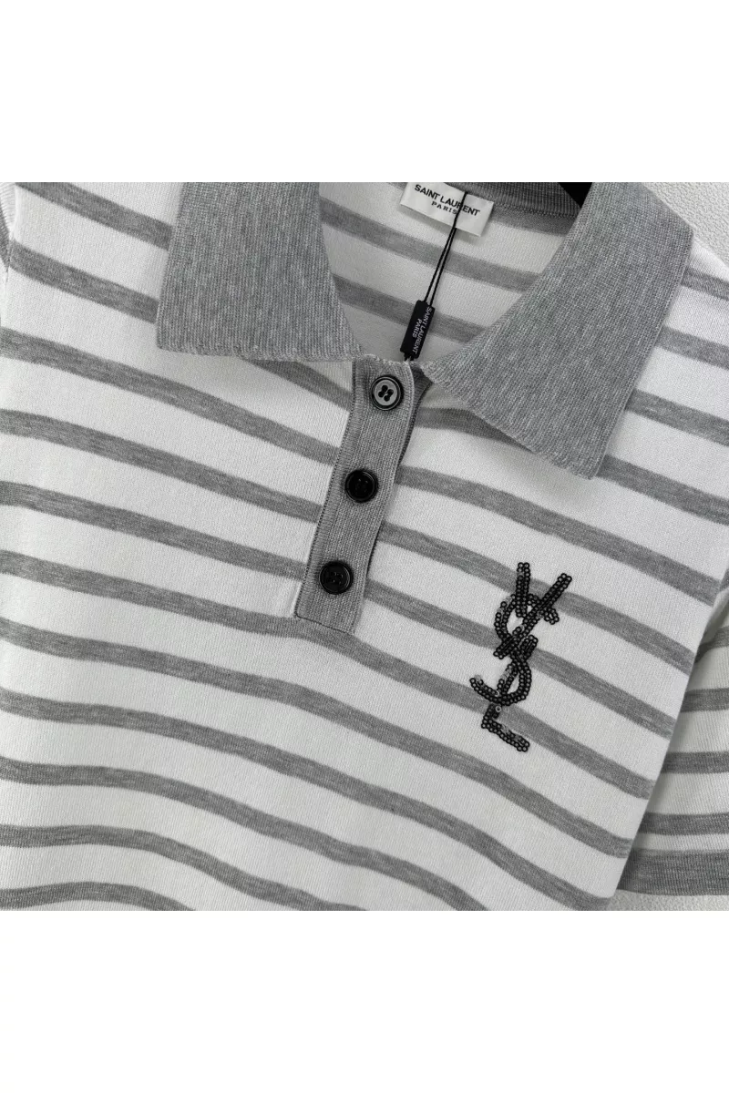 Yves Saint Laurent YSL T-shirts Short Sleeved For Women Modern 3852