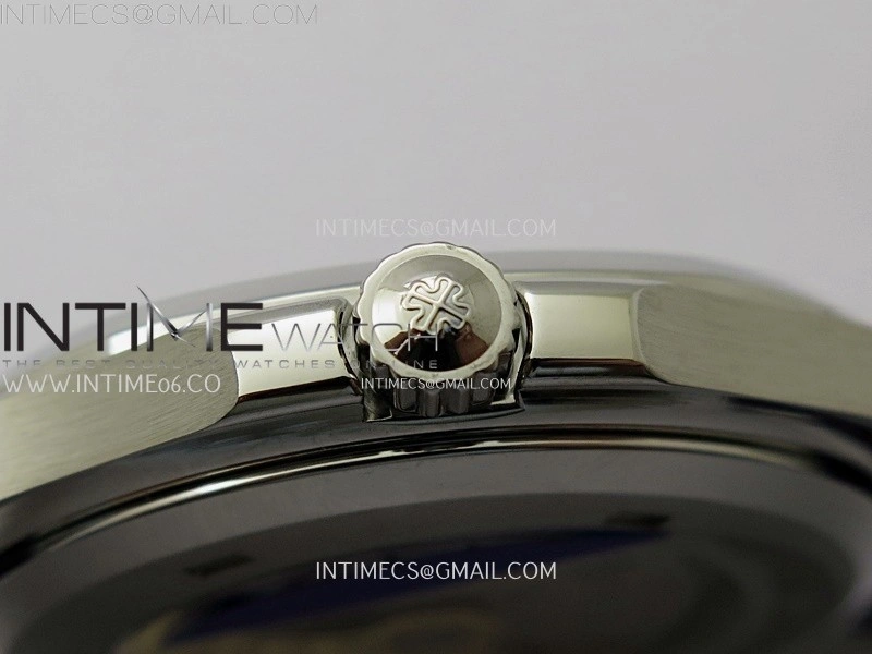 Aquanaut Jumbo 5168G-001 SS PPF 1:1 Best Edition Blue Dial on Blue Rubber Strap Super Clone 26-330 V2