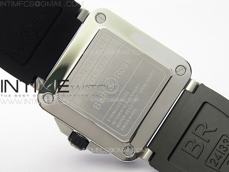 BR 03-92 Diver SS B12 1:1 Best Edition Orange Dial on Black Nylon Strap MIYOTA 9015