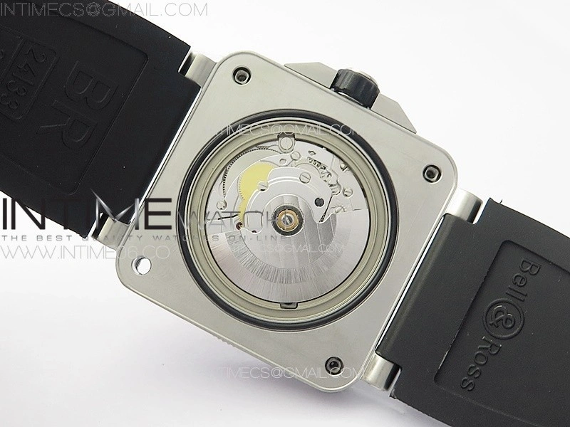BR 03-92 Diver SS B12 1:1 Best Edition Orange Dial on Black Nylon Strap MIYOTA 9015