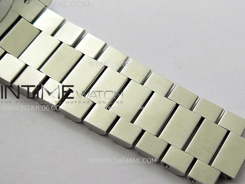 Day Date 228236 40mm 904L SS 1:1 AR+F Best Edition Ice Blue Dial Roman Markers on SS President Bracelet SA3255