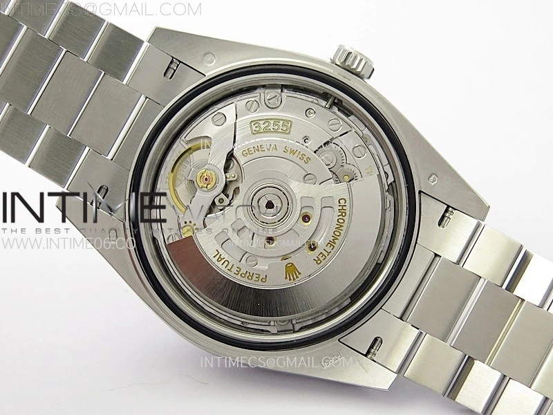 Day Date 228236 40mm 904L SS 1:1 AR+F Best Edition Ice Blue Dial Roman Markers on SS President Bracelet SA3255