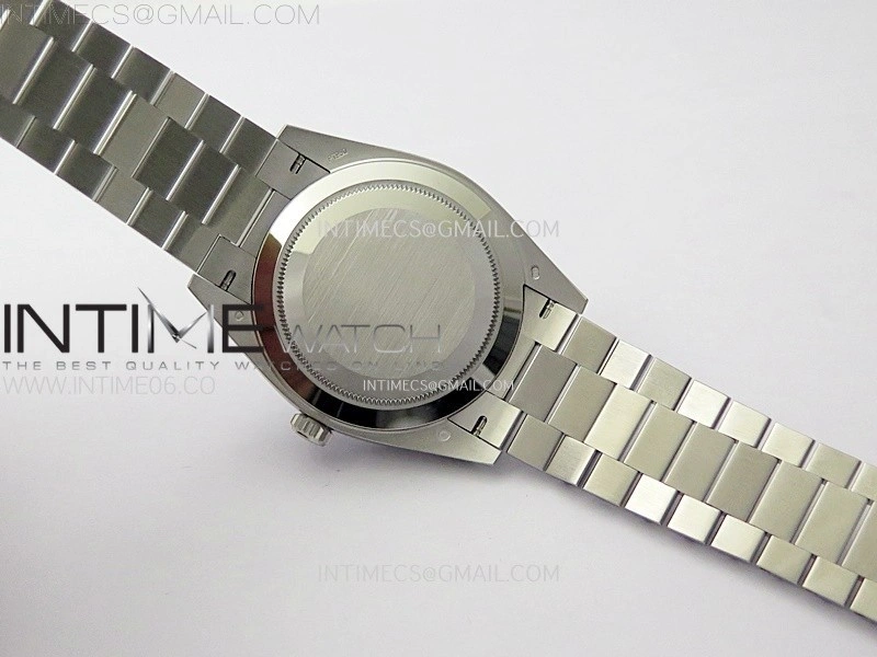 Day Date 228236 40mm 904L SS 1:1 AR+F Best Edition Rhodium Dial Sticks Markers on SS President Bracelet SA3255