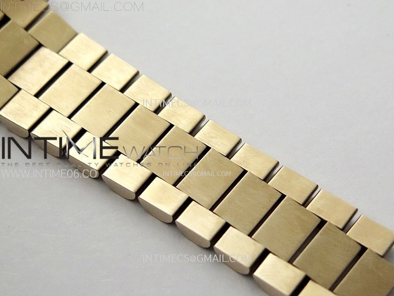 Day Date 36mm Gain Weight RG tungsten APSF 1:1 Best Edition Black Dial Diamond Roman Markers on SS President Bracelet A3255