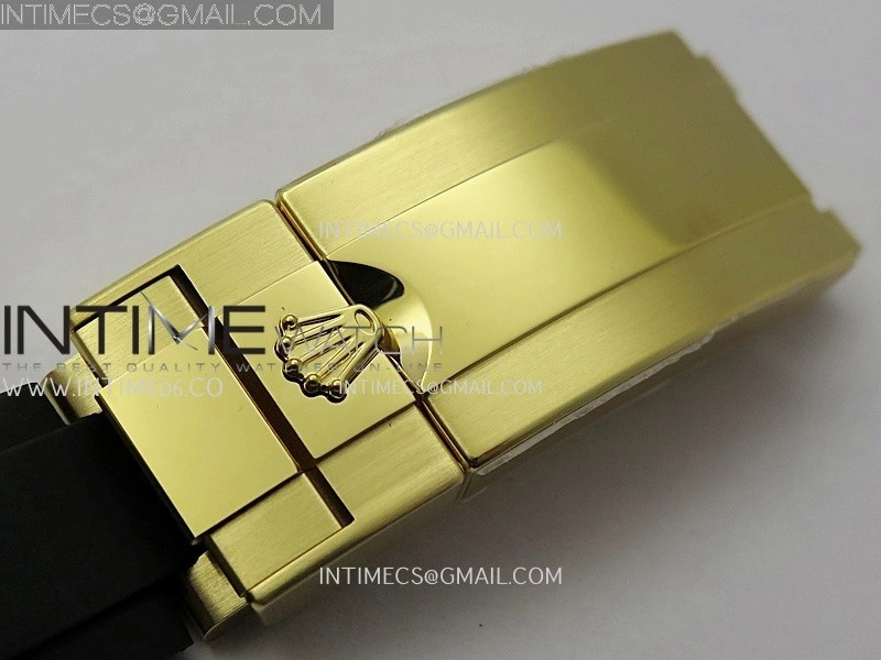 Daytona 126518 Gain Weight VSF 1:1 Best Edition Black Dial Gold Subdial Stick Marker on Oysterflex Strap DD4131