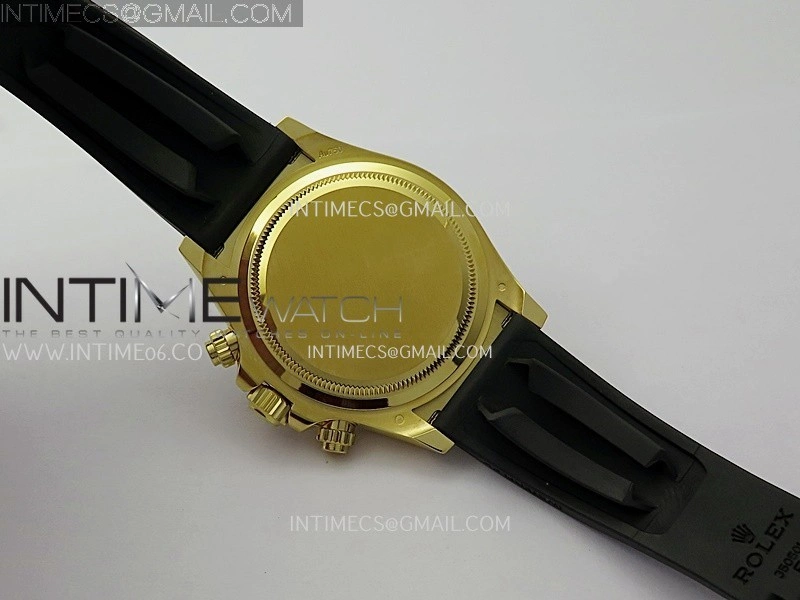 Daytona 126518 Gain Weight VSF 1:1 Best Edition Black Dial Gold Subdial Stick Marker on Oysterflex Strap DD4131