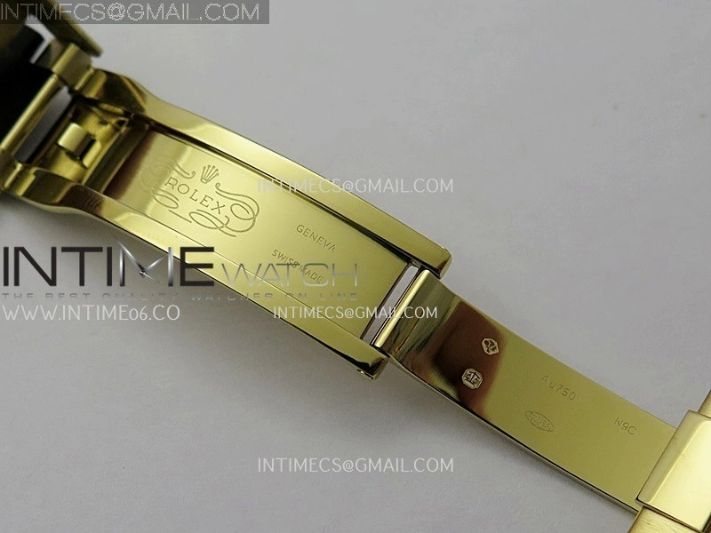 Daytona 126518 904L YG GMF 1:1 Best Edition Black Dial Gold Subdial Stick Marker on Oysterflex Strap SH4131