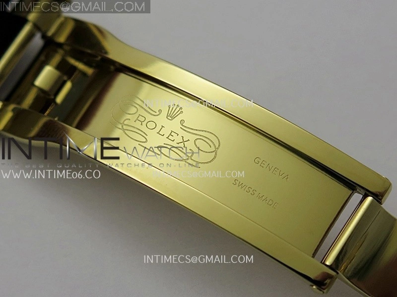 Daytona 126518 904L YG GMF 1:1 Best Edition Black Dial Gold Subdial Stick Marker on Oysterflex Strap SH4131