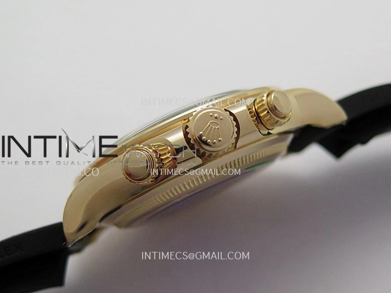 Daytona 126515 Gain Weight ARF 1:1 Best Edition Black Dial RG Subdial Diamond Marker On Oysterflex Strap DD4131