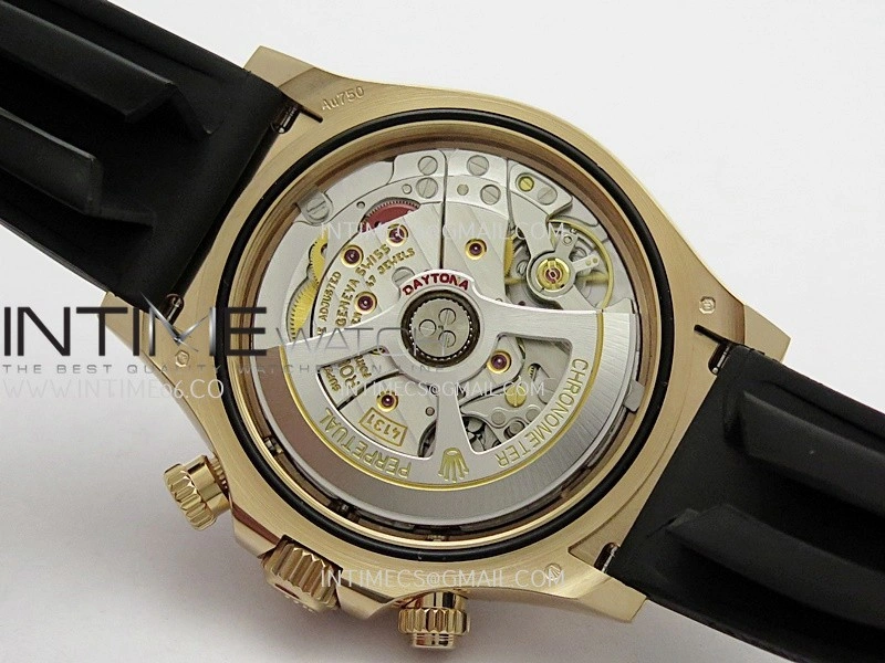 Daytona 126515 Gain Weight ARF 1:1 Best Edition Black Dial RG Subdial Diamond Marker On Oysterflex Strap DD4131