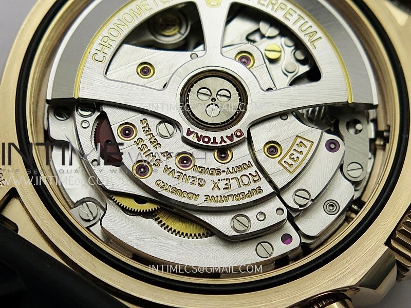 Daytona 126515 Gain Weight ARF 1:1 Best Edition Black Dial RG Subdial Diamond Marker On Oysterflex Strap DD4131