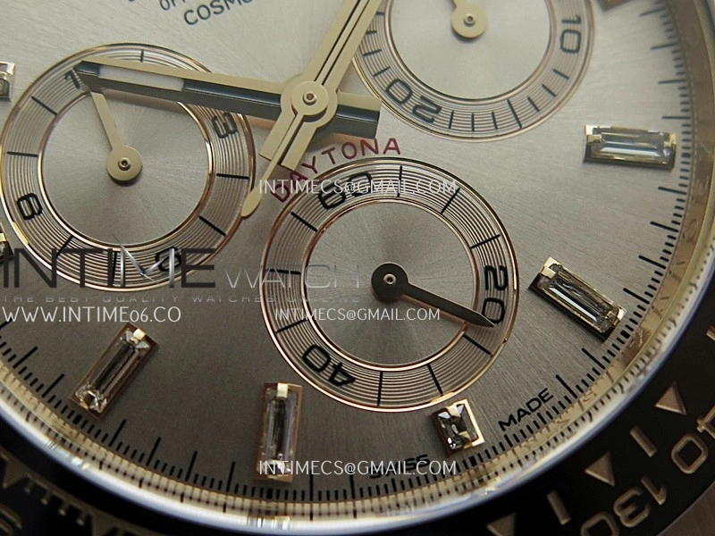 Daytona 116515 904L RG VF 1:1 Best Edition Champagne Gold Dial T Diamond Marker On Oysterflex Strap DD4130