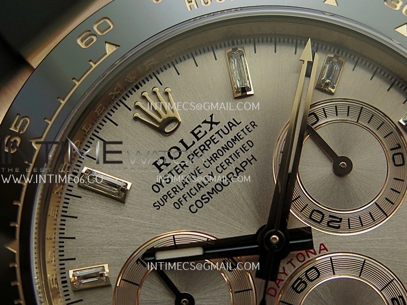 Daytona 116515 904L RG VF 1:1 Best Edition Champagne Gold Dial T Diamond Marker On Oysterflex Strap DD4130