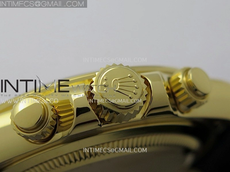 Daytona 126518 Gain Weight VSF 1:1 Best Edition Gold Dial Black Subdial Stick Marker on Oysterflex Strap DD4131