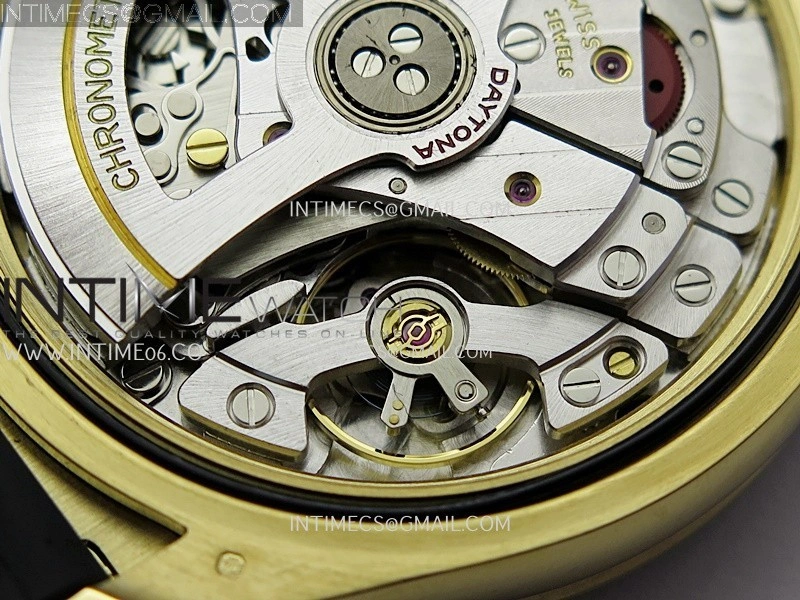 Daytona 126518 Gain Weight VSF 1:1 Best Edition Gold Dial Black Subdial Stick Marker on Oysterflex Strap DD4131