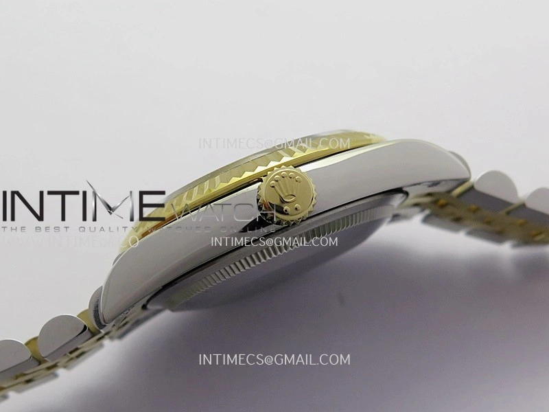 DateJust 36mm 126233 SS YG V2 QF 1:1 Best Edition Gold Fluted Dial Diamond Marker On SS YG Jubilee Bracelet SH3235