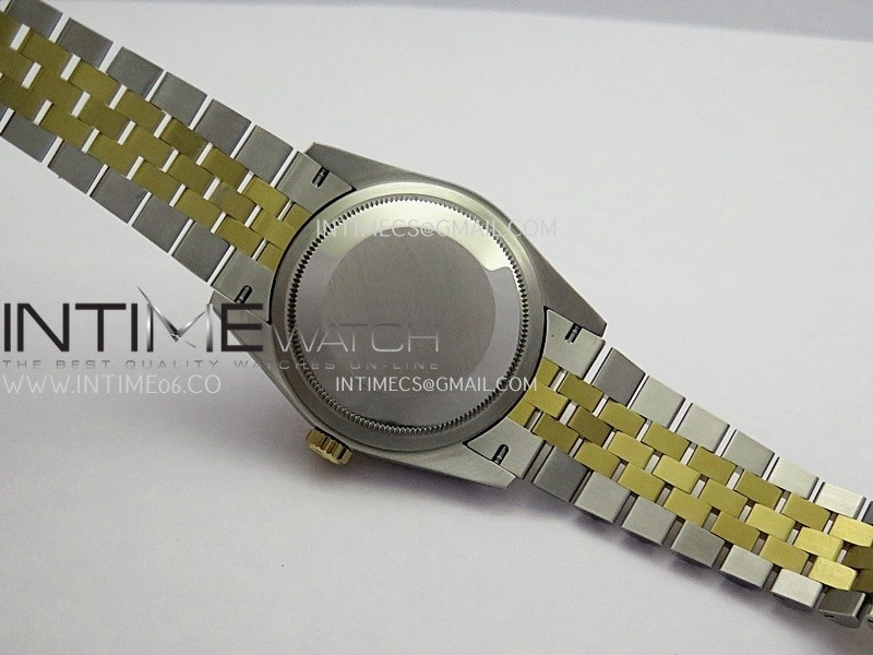 DateJust 36mm 126233 SS YG V2 QF 1:1 Best Edition Gold Fluted Dial Diamond Marker On SS YG Jubilee Bracelet SH3235