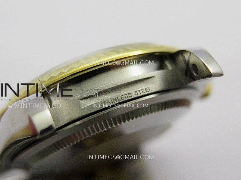 DateJust 36mm 126233 SS YG V2 QF 1:1 Best Edition Gold Fluted Dial Diamond Marker On SS YG Jubilee Bracelet SH3235