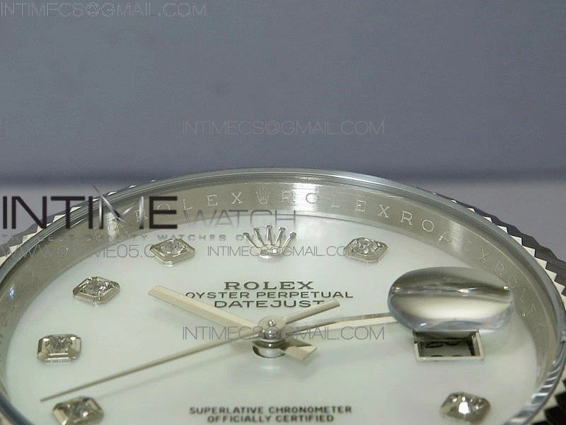 DateJust 41 126334 SS BP 1:1 Best Edition New Version White MOP Crystals Markers Dial on Jubilee Bracelet
