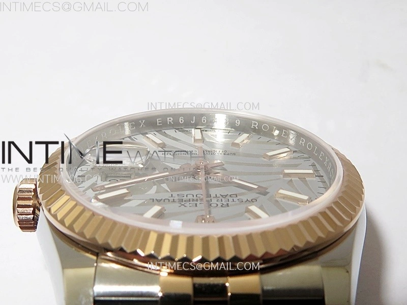DateJust 36MM 126231 SS RG APSF 1:1 Best Edition Palm Leaves Dial Sticks Markers on SS RG Jubilee Bracelet SA3235