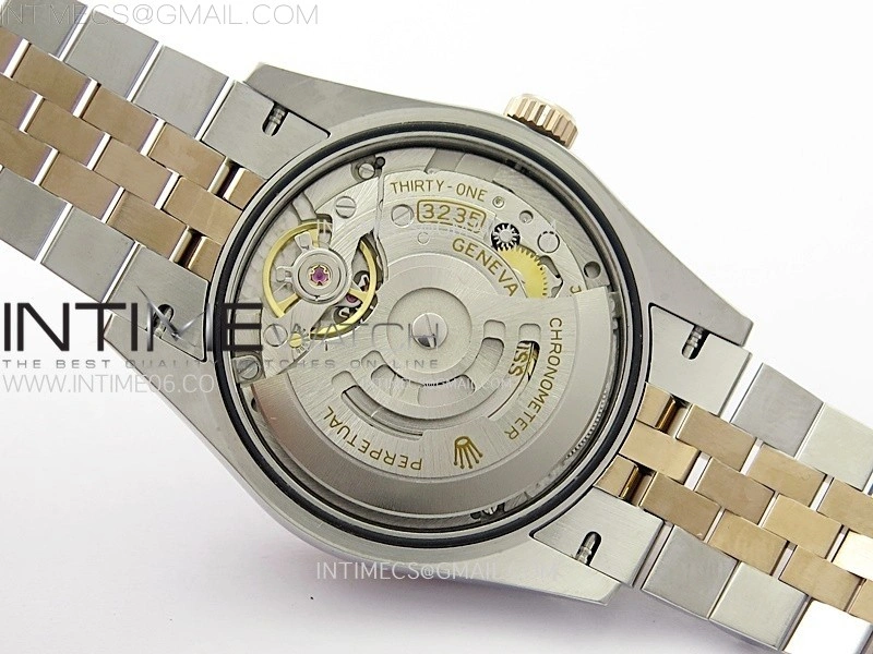 DateJust 36MM 126231 SS RG APSF 1:1 Best Edition Palm Leaves Dial Sticks Markers on SS RG Jubilee Bracelet SA3235