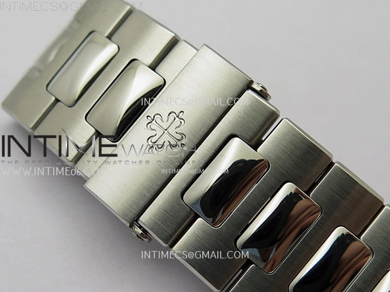 Nautilus 5711 1A-018 PPF 1:1 Best Edition Tiffany Blue Textured Dial on SS Bracelet Super Clone 26-330 V5