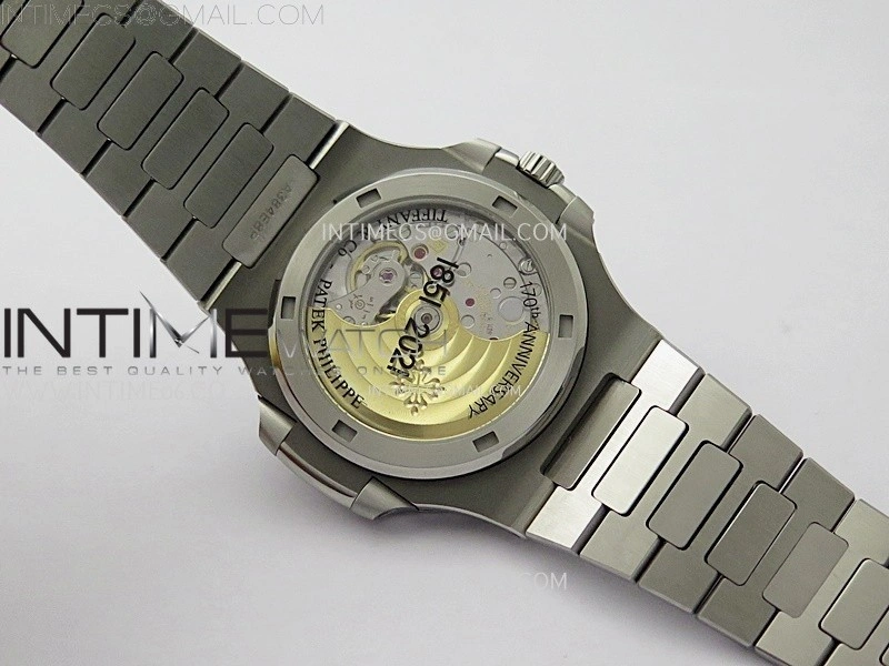 Nautilus 5711 1A-018 PPF 1:1 Best Edition Tiffany Blue Textured Dial on SS Bracelet Super Clone 26-330 V5