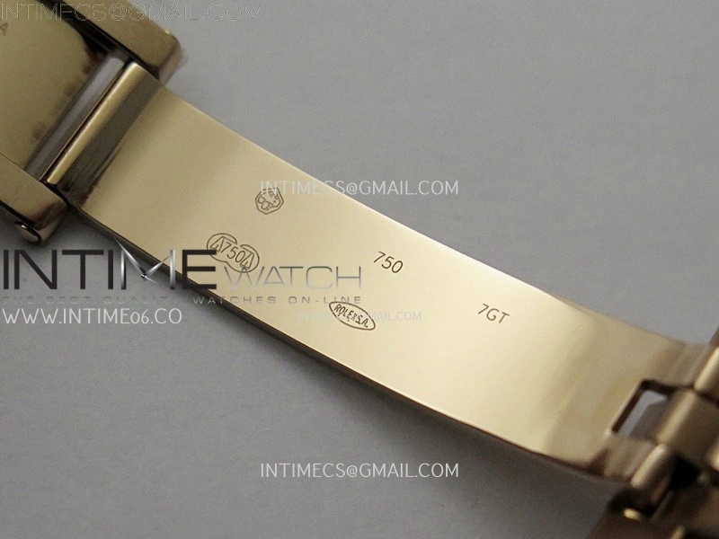 Day Date 228235 40mm 904L RG QF 1:1 Gain Weight Black Gradient Dial Roman Markers on RG President Bracelet A2836
