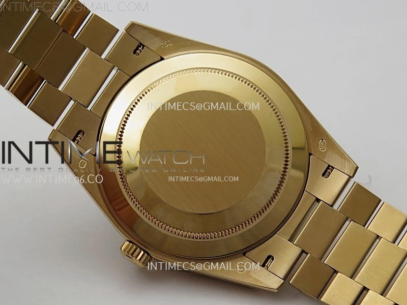 Day Date 228235 40mm 904L RG QF 1:1 Gain Weight Black Gradient Dial Roman Markers on RG President Bracelet A2836