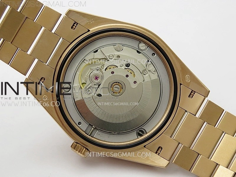 Day Date 228235 40mm 904L RG QF 1:1 Gain Weight Black Gradient Dial Roman Markers on RG President Bracelet A2836