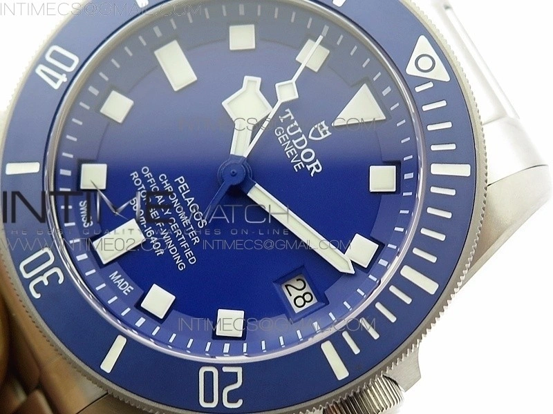 Pelagos XF 1:1 V4 Best Edition Blue dial Blue Bezel on Titanium Bracelet MIYOTA 9015 to Cal