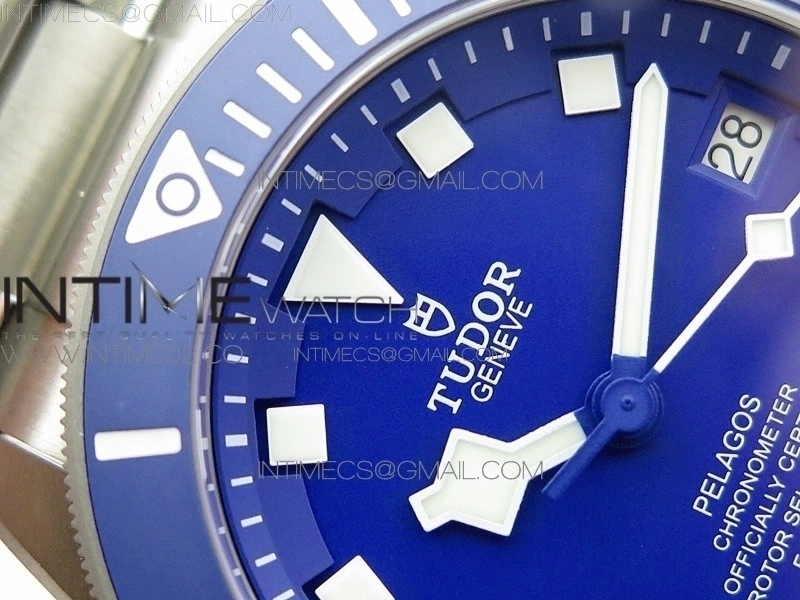 Pelagos XF 1:1 V4 Best Edition Blue dial Blue Bezel on Titanium Bracelet MIYOTA 9015 to Cal