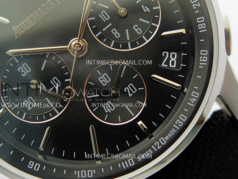 Code 11.59 Chrono 26393 SS RG APPF Best Edition Black Dial on Black Nylon Strap A4401