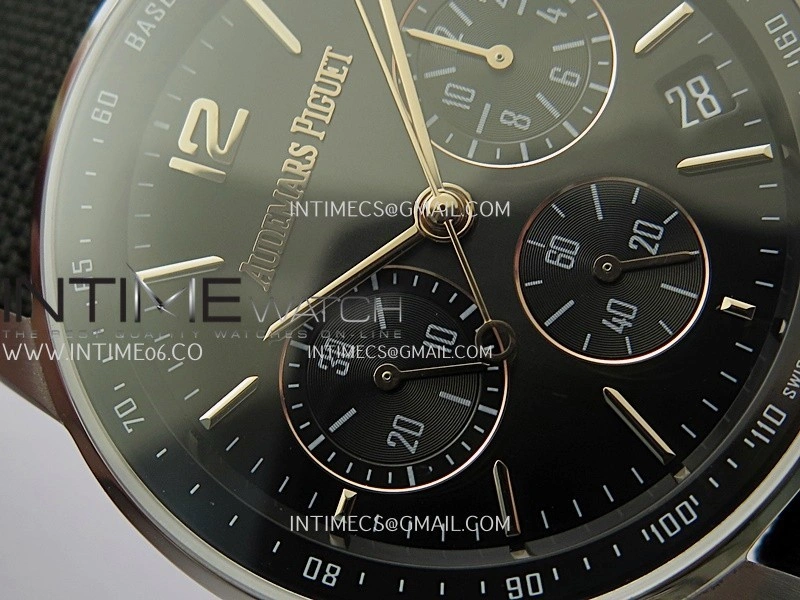 Code 11.59 Chrono 26393 SS RG APPF Best Edition Black Dial on Black Nylon Strap A4401