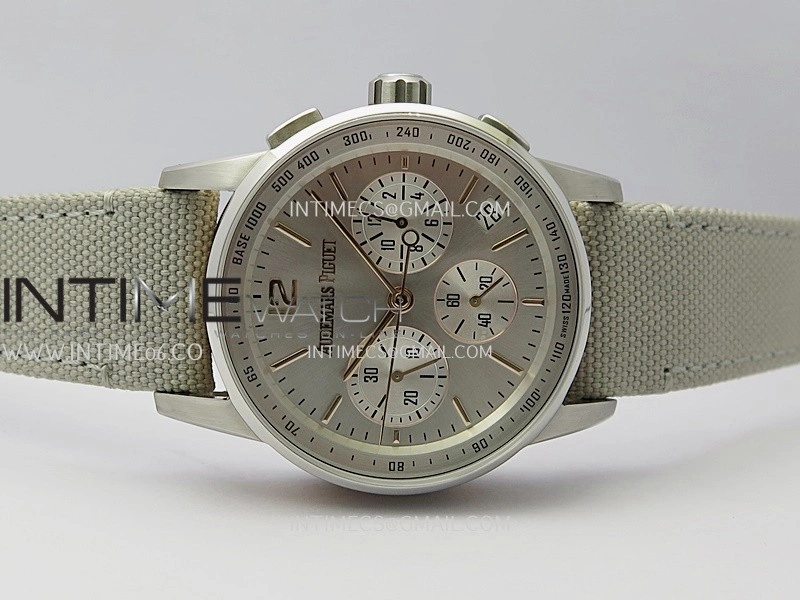 Code 11.59 Chrono 26393 SS RG APPF Best Edition Silver Dial on Gray Nylon Strap A4401