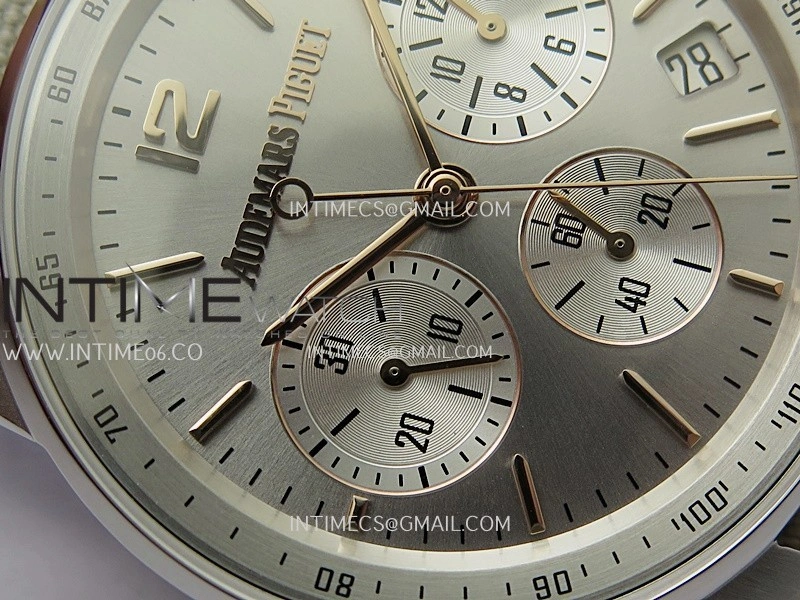 Code 11.59 Chrono 26393 SS RG APPF Best Edition Silver Dial on Gray Nylon Strap A4401