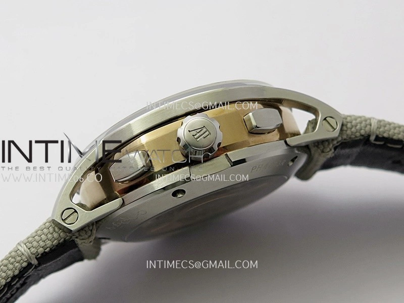 Code 11.59 Chrono 26393 SS RG APPF Best Edition Silver Dial on Gray Nylon Strap A4401