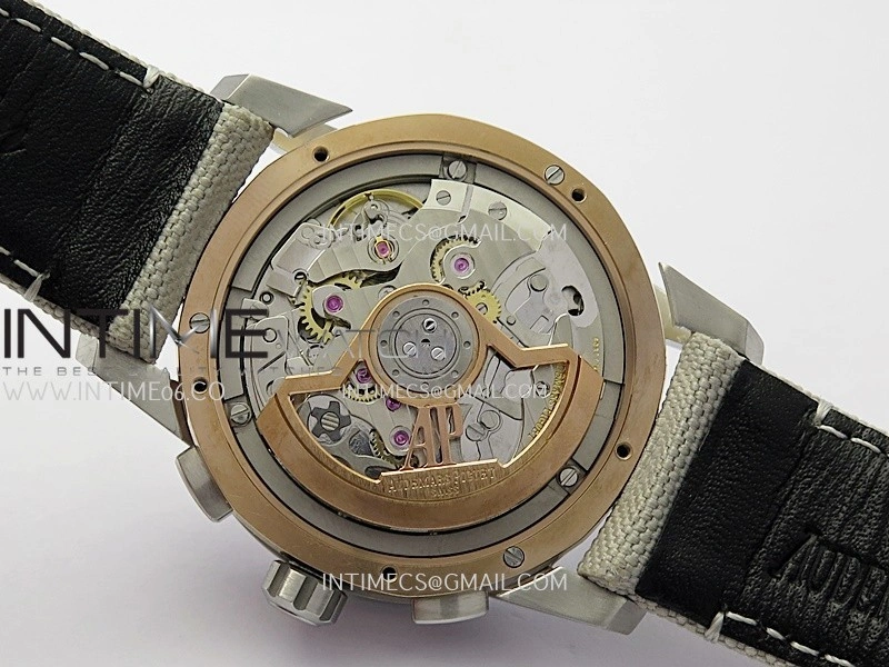 Code 11.59 Chrono 26393 SS RG APPF Best Edition Silver Dial on Gray Nylon Strap A4401