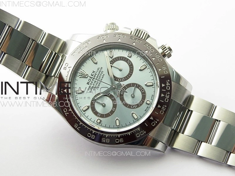 Daytona 116506 Brown Ceramic BTF 1:1 Best Edition Ice Blue Dial on SS Bracelet SA4130 V2