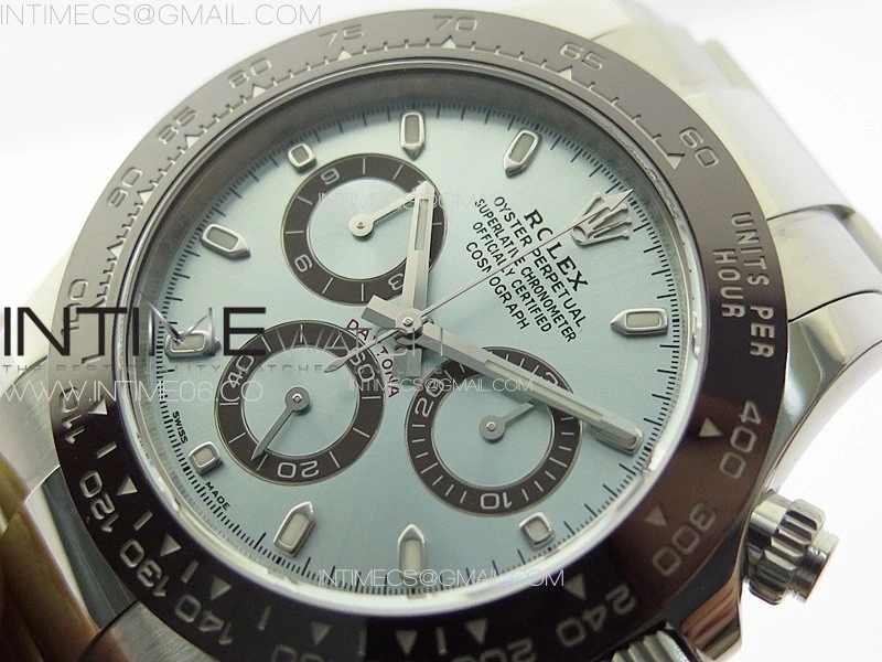 Daytona 116506 Brown Ceramic BTF 1:1 Best Edition Ice Blue Dial on SS Bracelet SA4130 V2