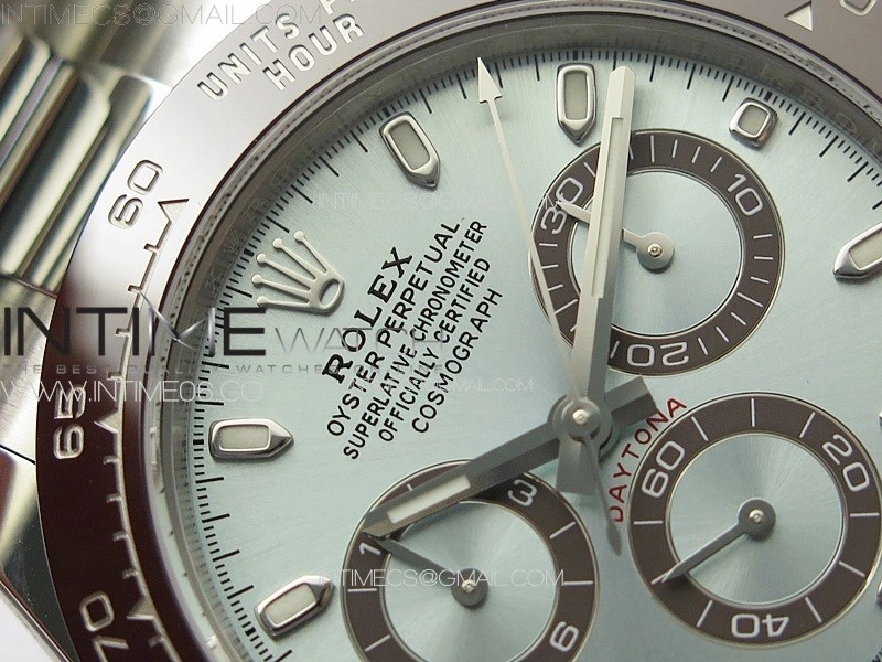 Daytona 116506 Brown Ceramic BTF 1:1 Best Edition Ice Blue Dial on SS Bracelet SA4130 V2