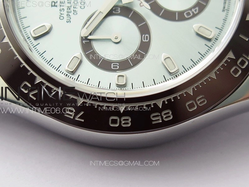 Daytona 116506 Brown Ceramic BTF 1:1 Best Edition Ice Blue Dial on SS Bracelet SA4130 V2