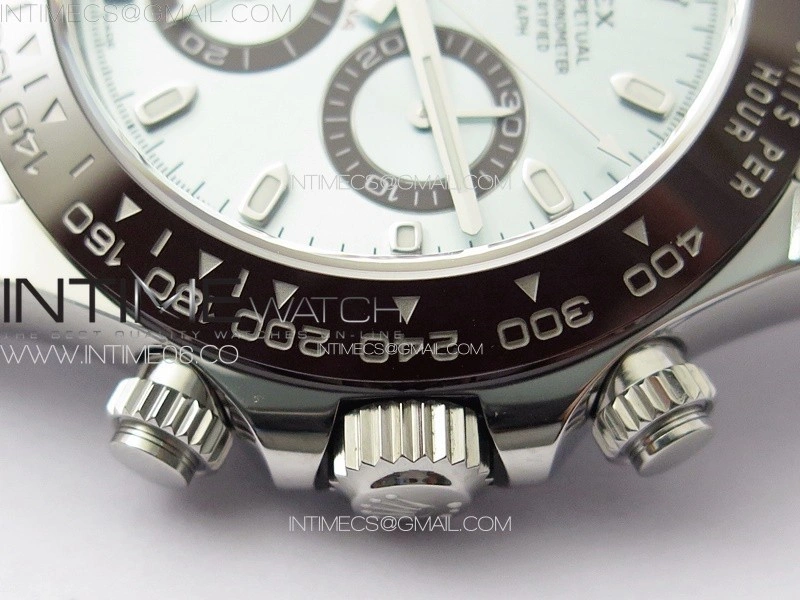 Daytona 116506 Brown Ceramic BTF 1:1 Best Edition Ice Blue Dial on SS Bracelet SA4130 V2