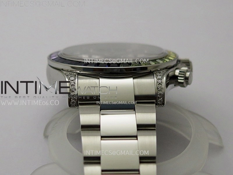 Daytona 116599RBOW Rainbow ZF 1:1 Best Edition Black Diamonds Dial on SS Bracelet SH4130