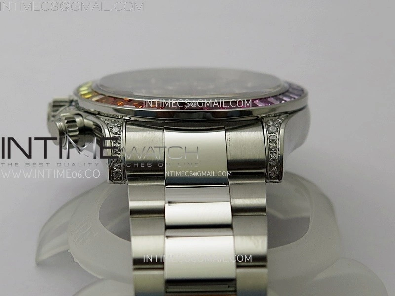 Daytona 116599RBOW Rainbow ZF 1:1 Best Edition Black Diamonds Dial on SS Bracelet SH4130