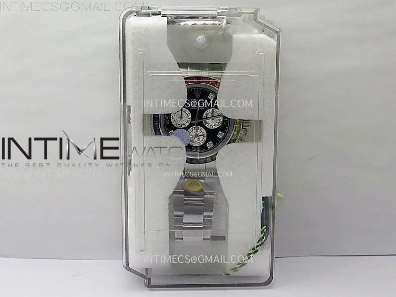 Daytona 116599RBOW Rainbow ZF 1:1 Best Edition Black Diamonds Dial on SS Bracelet SH4130
