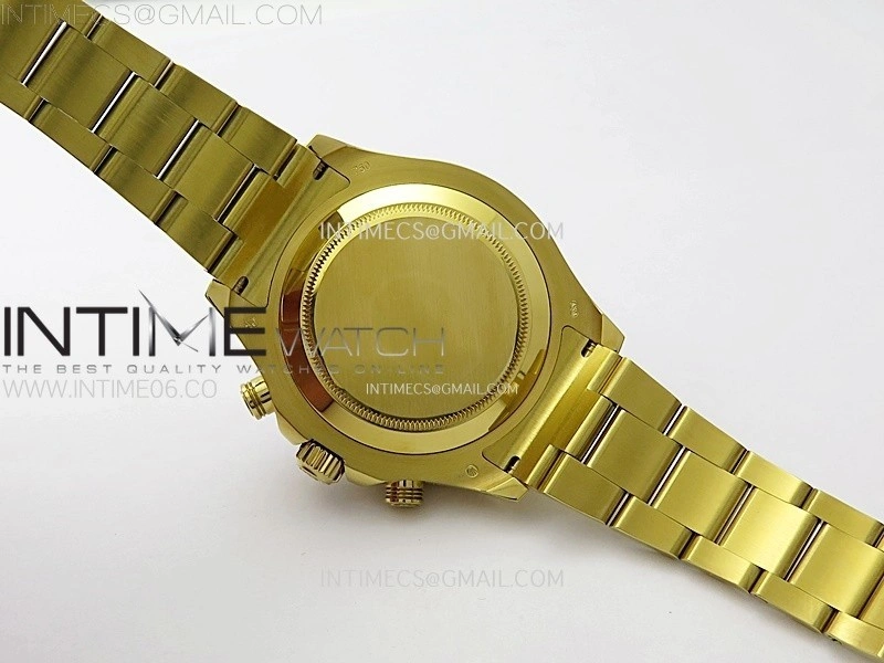 YachtMaster II 116688 Blue Ceramic Bezel YG KF 1:1 Best Edition White Dial on YG Bracelet A7750