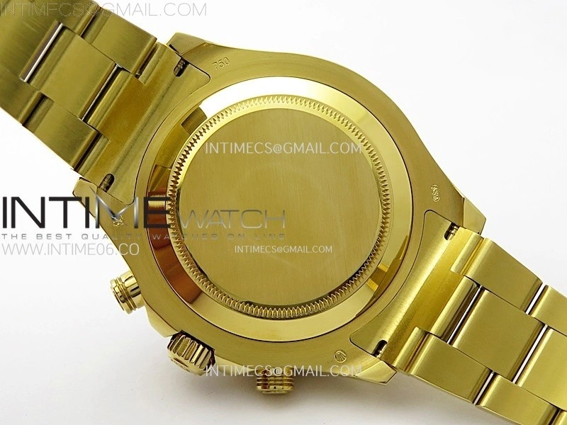 YachtMaster II 116688 Blue Ceramic Bezel YG KF 1:1 Best Edition White Dial on YG Bracelet A7750